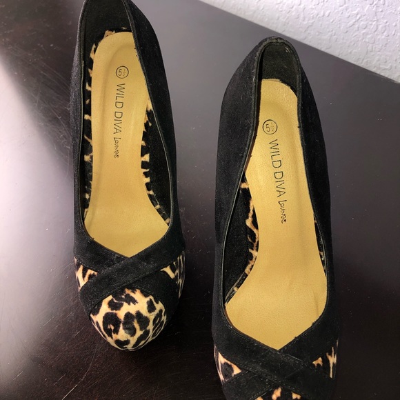 Animal print High Hills Size 5.5 - Picture 3 of 4